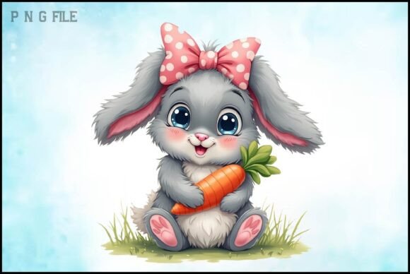 Download Watercolor Bunny Clipart PNG - Watercolor bunny Collection