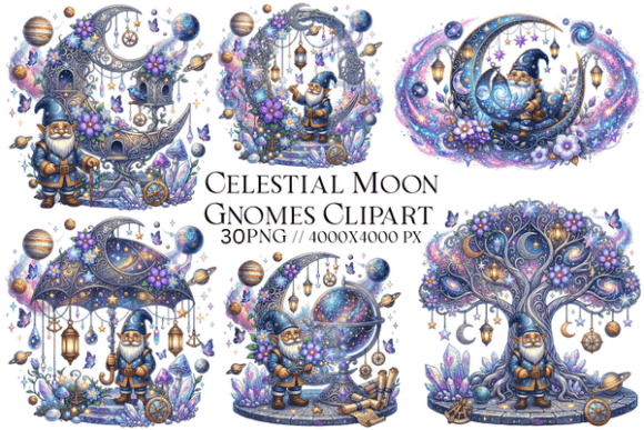 Download Celestial Moon Gnomes Clipart - Premium Resources