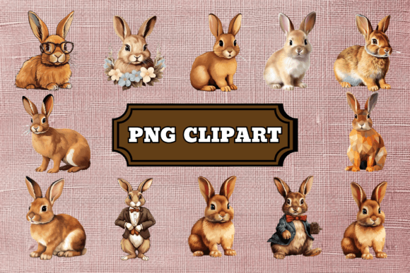 Download Watercolor Bunny Clipart - Watercolor bunny Collection